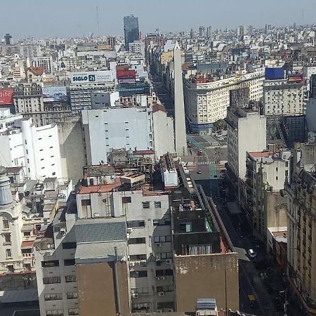 Que Mejor Vista Del Obelisco Piso A La Calle Corrientes Buenos Aires Exteriör bild