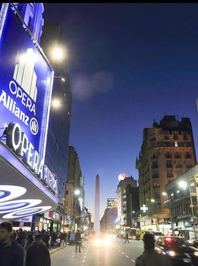 Que Mejor Vista Del Obelisco Piso A La Calle Corrientes Buenos Aires Exteriör bild