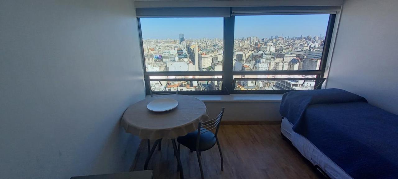 Que Mejor Vista Del Obelisco Piso A La Calle Corrientes Buenos Aires Exteriör bild