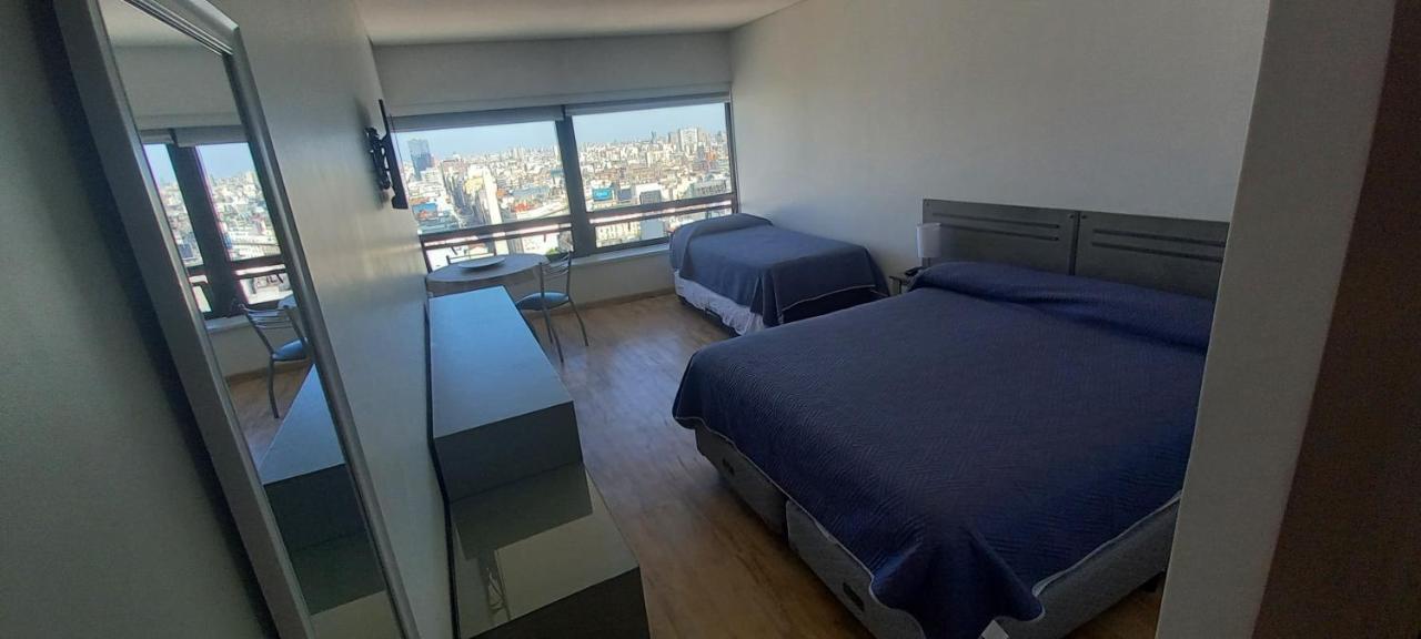 Que Mejor Vista Del Obelisco Piso A La Calle Corrientes Buenos Aires Exteriör bild