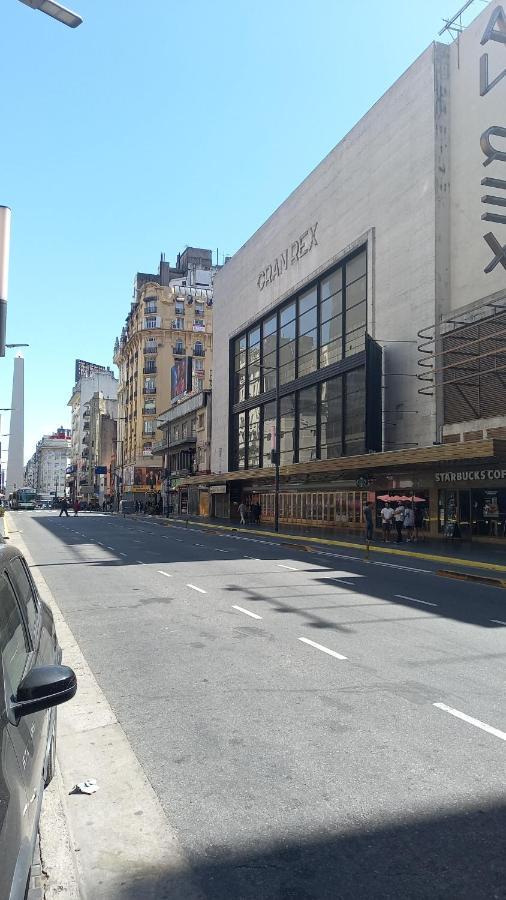 Que Mejor Vista Del Obelisco Piso A La Calle Corrientes Buenos Aires Exteriör bild